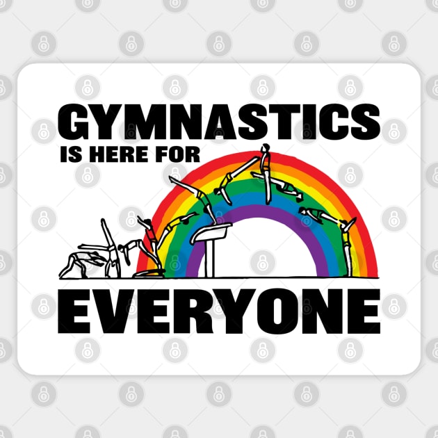 Gymnastics Is Here For Everyone Sticker by GymCastic